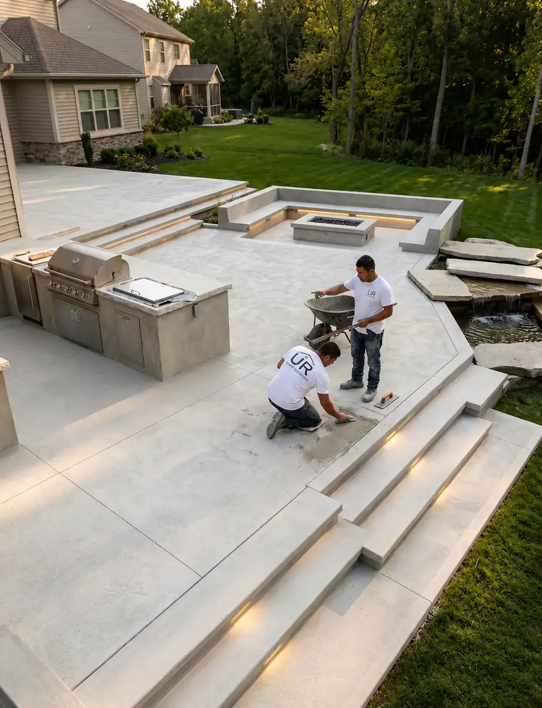 Concrete Patios & Walkways